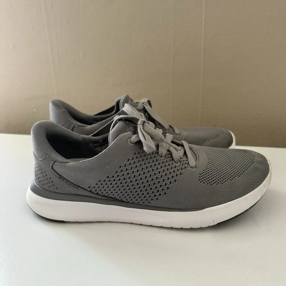 Kizik Womens Lima Sneakers Size 9 Wide Gray Hands Free Comfort Walking Active